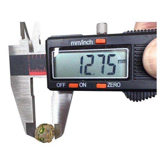 Lot of 10 Handcrafted Lampwork Glass Beads Mixed Color Artisan Jewelry Making - Picture 11 of 12